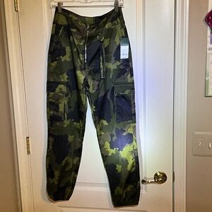 wild fable Olive & Black Camo Cargo Joggers